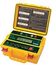 Measure earth ground in 4 ranges from 2 to 2000 Ohm