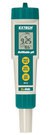 Unique pH stick meter with rugged refillable flat surface pH electrode