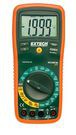 Averaging, manual ranging DMM with large digit LCD display and temperature function