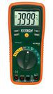 Averaging, autoranging DMM with large digit LCD display and temperature function