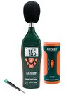 Digital sound level meter with 94dB sound calibrator and carrying case