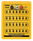 Resistance box with 7 decade ranges of resistance