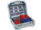 The A 1422 Multifunctional test adapter has all functionalities as its predecessor A 1322 plus complete support for testing of Arc Welding Equipment. This makes it a perfect test and  troubleshooting instrument for the demanding user. As its predecessor it has unique functions such as active polarity testing, differential leakage testing and testing of 3-phase RCD’s, which makes the A 1422 Active 3-phase Adapter an ideal instrument for advanced applications. The A 1422 adapter is designed for use alongside the MI 3321 MultiservicerXA and the MI 3310/MI 3310A SigmaPAT enabling functional tests to be carried out on machines up to 40 A. Several test socket outlets make this instrument an ideal tester for testing industrial extension leads that may also be RCD protected.The test results and parameters can be saved into the large built-in memory for further  downloading, analysis and the test report printing with the help of the PC SW PAT Link PRO that is provided with both supporting test instruments.
