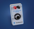 The 1049 is a handheld precision simulator for PT100 0.3850 platinum resistance elements used for accurate temperature measurement. 

It follows the PT100 scale from -200°C to +800°C with 23 set points. High performance metal film resistors are used throughout which ensures a good temperature coefficient and long term stability.