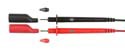 A041 Silicone Fused Test Lead Set with Screw On Alligator Clips