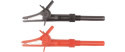 A084 Fused Probe Screw in Flanged Crocodile Clip