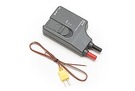 Converts a DMM to a thermometer, for use with type-K thermocouples in low voltage applications (below 24 V AC, 60 V DC).