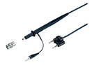 The 85RF High Frequency Probe is designed to convert a DC voltmeter with a input impedance of 10M ohms into a high frequency (100kHz to 500Mhz) RF voltmeter. Conversion from AC to DC is accomplished on a one-to-one basis includes a range of 0.25 to 30V rms. The probe's DC output is calibrated to be equivalent to the rms value of a sine wave input.