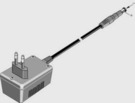 Provides power cord operation and charging for ScopeMeter 190 Series test tool.