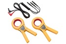 The Selective/Stakeless clamp set is used along with the Fluke 1625 to perform selective and stakeless testing. Selective testing means using one clamp along with earth ground stakes to provide earth ground loop resistance values for one earth ground electrode. Stakeless testing uses both clamps provided to perform earth ground loop resistance measurement without stakes. Both tests have the advantage of providing measurements with no disconnection from the grounding system! Safer and quicker. Already included in the Fluke 1625 Kit. Both clamps have a 50.8 mm (2-inch) inner diameter.