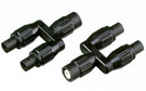 Part number PM9093/001
Manufactured by Fluke
Maximum signal voltage: 300 V RMS
Maximum voltage to ground: 600 V RMS
CAT III per IEC 61010-031
