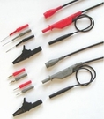 Industrial shielded, 1:1, silicone insulated test lead set. Useful bandwidth 1 MHz. Silicone insulated leads won't crack from cold or melt from accidental contact with hot surfaces. Superior strain relief and flexibility provide extra long life. Compatible with Fluke ScopeMeter Test Tools