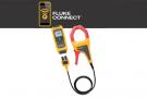 The a3003 FC wirelessly relays measurements from current clamp accessories to other Fluke Connect™ enabled master units.