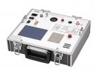 DAC-MAT-5 is a suitable device for the insulation diagnosis of Low-voltage rotating machines. Insulation resistance test, direct current absorption test (PI), and tanδ test are available in a compact unit. Since each test can be done continuously without changing wirings, testing time can be greatly reduced. With a compact body and light weight, it is suitable for on-site insulation testing. The measured data is automatically saved in internal memory and can be printed out with an optional printer.